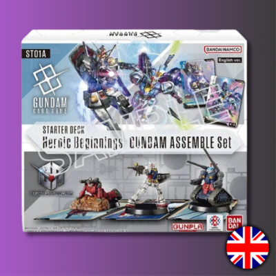 Deck de Démarrage + Figurine - Heroic Beginnings - Gundam Assemble CG - ST01A - EN