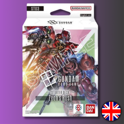 Deck de Démarrage - Zeon's Rush - Gundam CG - ST03 - EN
